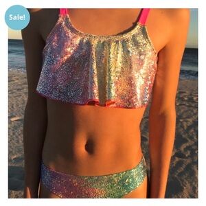 Hampton Mermaid Company Flutter Bikini Ombré Sea Pebble 8